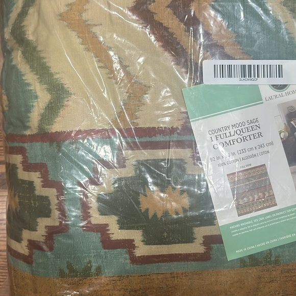 Laurel Home Country Mood Sage Southwest Comforter - Picture 4 of 10